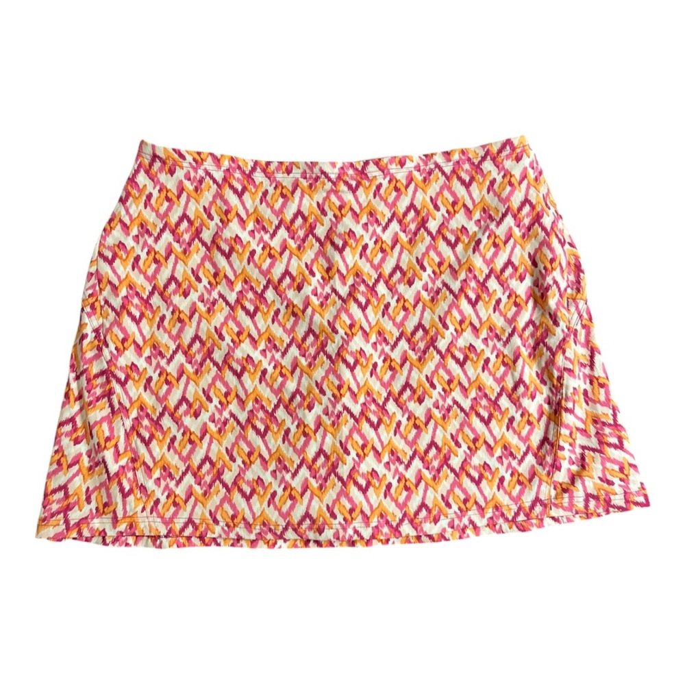 Counterparts Pink and Yellow Patterned Skort